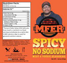 MFER All Purpose Seasoning ( No Sodium )